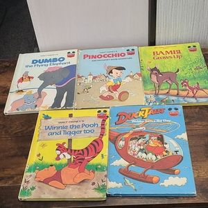 Lot of 5 Disney Wonderful World of Reading Books